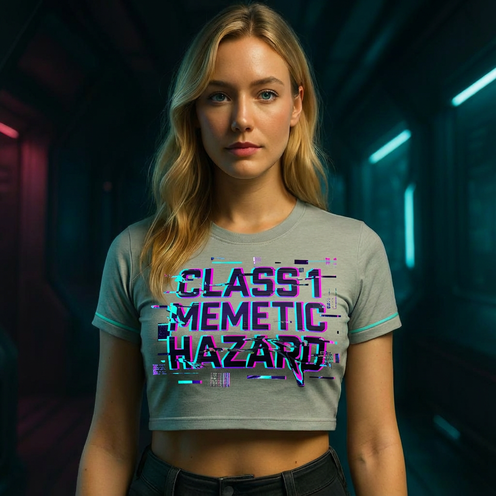Concept artwork: Class 1 Memetic Hazard shirt